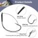 10/30PCS Wide Gap Weedless Hooks for Wacky Worm Rig, Size 2 - Wacky Weedless Style - Buy Online on SooperMarket.com