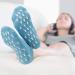 Moisturizing Gel Heel Spa Socks for Soft, Smooth Feet - Infused with Essential Oils - (Blue & Purple) - Women & Men - Buy Online on SooperMarket.com