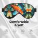 HD Japanese Koi Fish Eye Mask - Soft Breathable Sleep Mask for Women | Perfect for Travel & Relaxation - Buy Online on SooperMarket.com