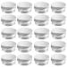 20 Pack 0.5 oz Aluminum Tin Jar with Screw Lid 15 ml Round Refillable Containers 1.5 x 0.7 Inch