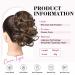 Reecho 23 cm Short Curly Ponytail Hair Extension - Chestnut Brown with Golden Highlights | Clip-In Ponytail Hair Parts for Volume & Style - Buy Online on SooperMarket.com