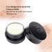 Vintage Rose Makeup Container - Empty Loose Powder Dispenser & Cosmetic Case with Puff (Black) | International Shipping Available - Buy Online on SooperMarket.com