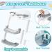 Potty Training Seat with Step Stool Ladder for Kids | Toddler Toilet Chair for Boys | Grey - Buy Online on SooperMarket.com