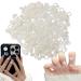 200PCS Mixed Styles Pearls Nail Charms for Nail Art Decor - D White Flower - Buy Online on SooperMarket.com