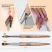 Shine Chance Size 12 Acrylic Nail Brush - 100% Real Kolinsky Art Brush for Acrylic Powder Application - Handmade Manicure Tool for DIY and Professional Use - Buy Online on SooperMarket.com