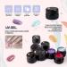 Poly Nail Gel Kit with 36W UV LED Lamp - 6 Nude Colors & 6 Glitter UV Gels, Base and Top Coat, Nail Art Gift Set for Women - Buy Online on SooperMarket.com