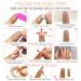 KXAMELIE Matte Press on Nails - Green Swirl Gold Lines Coffin Fake Nails (24 PCS) | Unique Nail Art for Women - Buy Online on SooperMarket.com