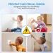 24 Pack Baby Proofing Outlet Covers - Shock Prevention, Easy Installation, Safe & Secure Plastic Plug Covers - Buy Online on SooperMarket.com