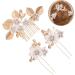 FOYTOKI 1 Set Leaves and Flowers Hair Comb Bridal Hair Accessories Bride Headdress Vintage Hair Accessories Headpiece for Wedding Decoration Womens Headpiece Flower Clips for Hair - Buy Online on SooperMarket.com