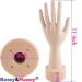 Voloria Flexible Mannequin Hand Nail Display - Left Hand with Soft Fingers for Practice Manicure Nails - Buy Online on SooperMarket.com