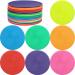 28 Pcs Flying Discs for Kids Bulk Soft Dog Toy Rubber Flying Discs Colorful Disk Flyer Toy for Children Pets Dogs for Backyard Lawn Games Sports Party Favors, 7 Colors (28 Pcs)