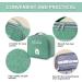 Buy Vavicrap Medication Bag - 2-Piece Portable Waterproof Travel Pharmacy Storage | Large & Small First Aid Bags for Home & Travel in Green - Buy Online on SooperMarket.com
