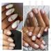 AILLSA Milky White Gel Nail Polish Set Nude Sheer Pink Brown Gel Polish with Base and Top Coat Jelly Natural Neutral Nail Polish Gel Soak Off U V Starter Kit Gift DIY Manicure at Home A2-amber Brown - Buy Online on SooperMarket.com
