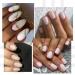 AILLSA Milky White Nude Gel Nail Polish - Translucent Soak Off UV Jelly Gel, 0.51 Fl Oz - Buy Online on SooperMarket.com
