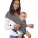 Dreamgenii SnuggleRoo Hybrid Baby Carrier & Wrap | Charcoal Grey | From Birth to Toddler - Buy Online on SooperMarket.com