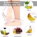 Moisturizing Silicone Socks for Women - 2 Pairs of Anti-Slip Pedicure Socks for Dry Cracked Feet - Soft & Hydrating Skin Color - Buy Online on SooperMarket.com