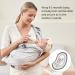 CUBY Natural Cotton Baby Carrier | Extra Comfortable Sling for Newborns & Toddlers - Grey Bear Design - Buy Online on SooperMarket.com