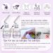 Saviland 15ML Nail Glue Gel Set - Clear & Nude Pink 4-in-1 for Press on Nails, Acrylic, UV Gels - Manicure Starter Set - Buy Online on SooperMarket.com