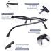 SKYWAY Focus Adjustable Glasses Dial Vision TR90 Frame Focal Adjustable Glasses Adjustable Vision Eyeglasses Near and Far Sight Black - Buy Online on SooperMarket.com