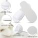 12 Pairs White Disposable Spa Slippers - Open Toe Guest Bridesmaid Travel Slippers - Fits Most Men and Women - Buy Online on SooperMarket.com
