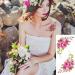 Large Temporary Flower Tattoos for Women - Lily, Peach, Plum, Peony Designs | 6 Sheets - Buy Online on SooperMarket.com