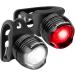 Kryptonite Bike Lights Front and Back, Comet F100 R100 Bright LED Bicycle Light Headlight and Rear Taillight Set, 2 Light Modes Runtime 61 Hours, Easy to Install Lights for Bike for Men Women Front & Rear