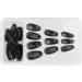 Press On Nails Coffin Press On False Nail Tips Black False Nails Artificial Nails Fake Solid Color Solid Color Fake Nails Ballerina Nail Art Tips Sets - Buy Online on SooperMarket.com