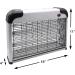 Electric Bug Zapper Indoor Insect Killer | Lulu Home Aluminium Mosquito, Fly Trap with 2800V Grid | 20W Bulbs - Buy Online on SooperMarket.com