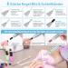 Buy Weiyi Electric Nail Miller Set - Professional Nail Care Device | Low Vibration 20 000 RPM 6 Drills & 106 Grinding Sleeves - International Shipping Available - Buy Online on SooperMarket.com