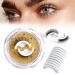 2 Pairs Self Adhesive Eyelashes with 10PCS Lash Glue Replacement Self-adhesive Strips Reusable Eyelashes without Eyeliner and Glue Waterproof False Eyelashes Two Types Natural Look for Make up