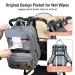 Buy Tonyeee Personalized Diaper Backpack | Stylish Travel Baby Bag with Removable Cross Body Bottle - Gray - Buy Online on SooperMarket.com