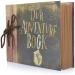 Scrapbook Photo Album Our Adventure Book - DIY Handmade Album Scrapbook Movie Up Travel Scrapbook for Anniversary  Wedding  Travelling  Baby Shower  etc (Travel Scrapbook)