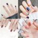 WEILUSI 3D Nail Art Steel Studs Summer Metal Charms - Ocean Mix Shapes Gold Studs for Women DIY Manicure Decor 1Box - Buy Online on SooperMarket.com
