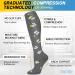 Compression Socks 20-30mmHg for Women & Men 6 Pairs Large-X-Large, Ideal for Running, Nursing & Sports | A03-Assorted - Buy Online on SooperMarket.com