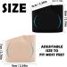 2 Pair Soft Gel Metatarsal Pads for Ball of Foot Pain Relief - Men & Women - Black & Beige - Buy Online on SooperMarket.com