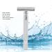 Double Edge Reusable Security Razor - Manual Zinc Alloy for Wet Shaving | Barber Quality (Silver) - Buy Online on SooperMarket.com