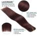 LacerHair 14 120g 7pcs #99J Deep Burgundy Clip In Human Hair Extensions - Silky Salon Professional Double Weft Real Human Hair - Pack of 1 - Buy Online on SooperMarket.com
