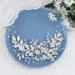 Handcess Bride Wedding Crystal Headband Silver Flower Pearl Headpiece Leaves Rhinestone Bridal Hair Accessories for Women and Girls (Silver) - Buy Online on SooperMarket.com