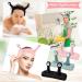 Heyu-Lotus 3 PCS Face Wash Headband Set - Elastic Coral Fleece Makeup Headbands for Women - Ideal for Skincare, Shower, and Sports - Buy Online on SooperMarket.com