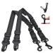 Dog seat belt 2 pieces adjustable seat belt dogs for car 3-in-1 reflective bungee dog belt for the car with hook buckle buckle belt dog car car for all dog breeds & autotypes (black)