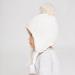 LANGZHEN Toddler Winter Hat Earflap Knit Cap Fleece Lined Beanie - White (6-12 Months) - Buy Online on SooperMarket.com