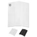 SYMPL Surfboard Front Traction Pad  3 pc Front Grip  Surfboard, Skimboard, Longboard Deck  Maximum Grip Stomp Pad  3M Adhesive  Fits Surf, Skim Board, Long Deck, Wakesurf, Fish Boards white