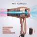 Travel Hair Dryer with Diffuser - Dual Voltage 1200W Compact Blow Dryer for Adults & Kids | Lightweight & Foldable with EU Plug - Buy Online on SooperMarket.com