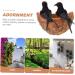 Toddmomy Rattan Swallow Nest Bird Statue - Realistic Outdoor Ornament for Garden Decor | Ideal for Bird Lovers - Buy Online on SooperMarket.com