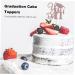 Warmhm 20 Pcs 2021 Graduation Cake Arrangement Cover Rose Goldx2pcs 13x13.5cmx2pcs - Buy Online on SooperMarket.com