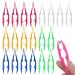 ASTER Plastic Tweezers - Pack of 20 4 Inch Plastic Beads Tweezers First Aid Tweezers Bulk Perler Bead Tweezer for Perler Fuse Beads Kids Handmade DIY Crafts