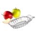 DESTALYA Glass Apple Grater for Baby Food Crystal Grater for Fruits Vegetables Healthy Puree Maker Small Manual Food Processor Grater Plate Kitchen Tool