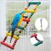 MQUPIN Bird Parrot Toys 12 Pack Budgie Toys Parrots Cage Toys Hanging Swing Climbing Shredding Perches Toys Ladders Sepak Takraw Parrot Bite Toy Cockatiel Toys for Parakeet Budgerigar M-7.9inch - Buy Online on SooperMarket.com