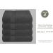 Softolle 100% Cotton Luxury Bath Towels - Set of 4 - 600 GSM, Grey, 27 x 54 inches - Buy Online on SooperMarket.com