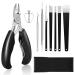 Toenail Clippers for Thick or Ingrown Nails HEYMKGO 9 in 1 Professional Toenail Clippers Set Podiatrist Toenail Clippers Heavy Duty Podiatry Tools Ingrown Toenail Treatment Tools for Men Women